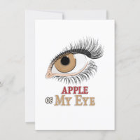 Apfel meiner Augen Wimpern Kunst