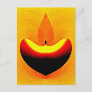 Apfel meiner Augenpostkarte Postkarte