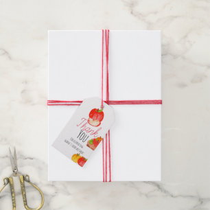 Apfel meiner Kinder zum Geburtstag Geschenkanhänger
