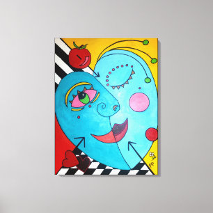 Apfel meines Auges Leinwanddruck