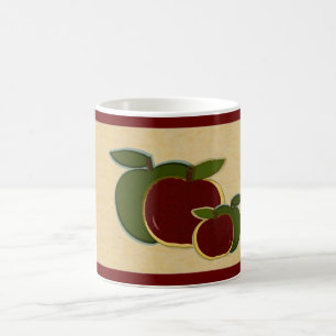 Äpfel mit Cranberry Stripe Tasse