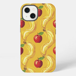 Apfel mit gelbem Muster Design iPhone 13 Hüllen Hülle
