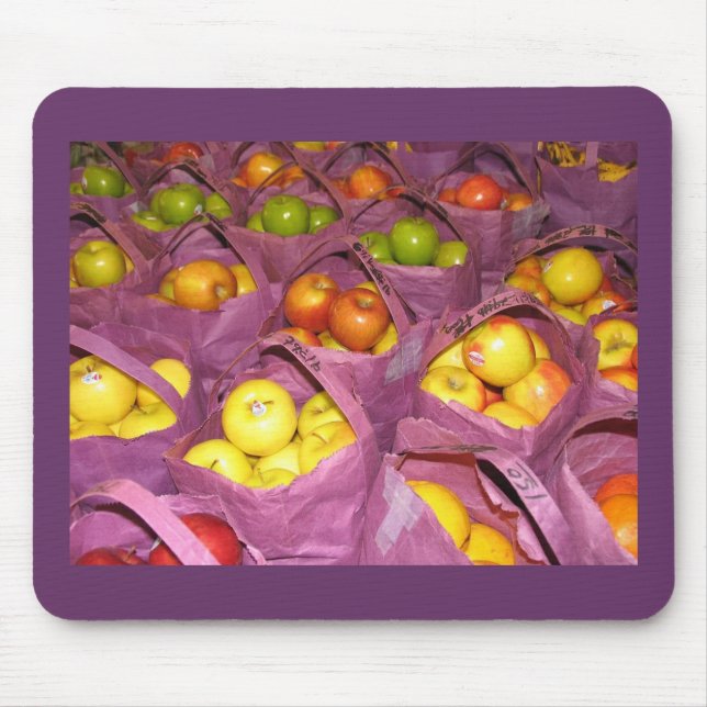 Äpfel Mousepad (Vorne)