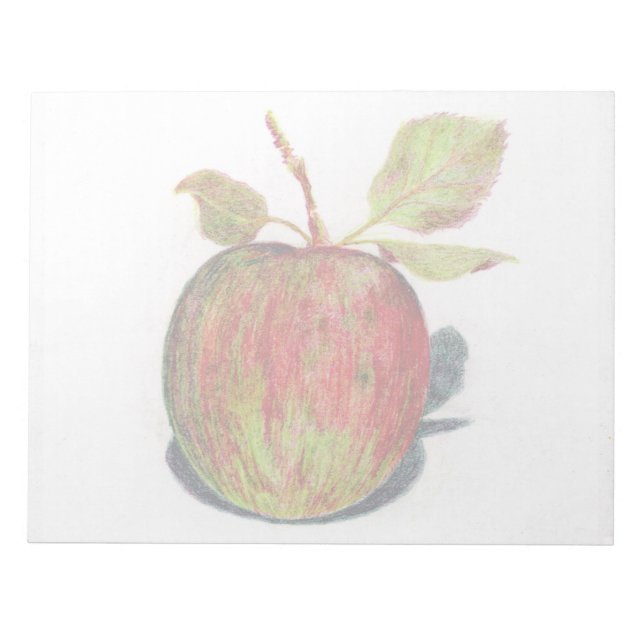 Apfel Notizblock (Vorderseite)