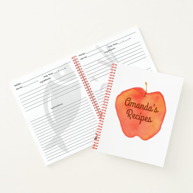 Apfel Notizbuch (Innenseite)
