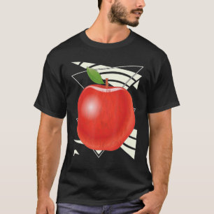 Apfel Obst Essen Vegan Vitamine Frucht Apfel 1 T-Shirt