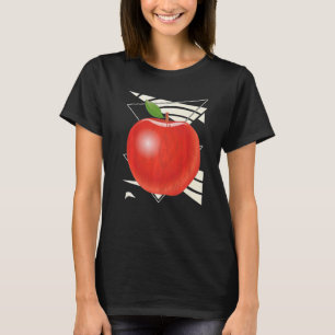 Apfel Obst Essen Vegan Vitamine Obst Apfel  1 T-Shirt