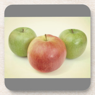 Äpfel Obst Getränkeuntersetzer