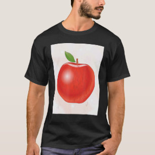Apfel Obst Lebensmittel Vegan Vitamine Obst Apfel  T-Shirt