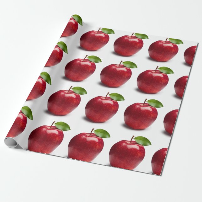 APFEL-Packpapier Geschenkpapier (Ungerollt)