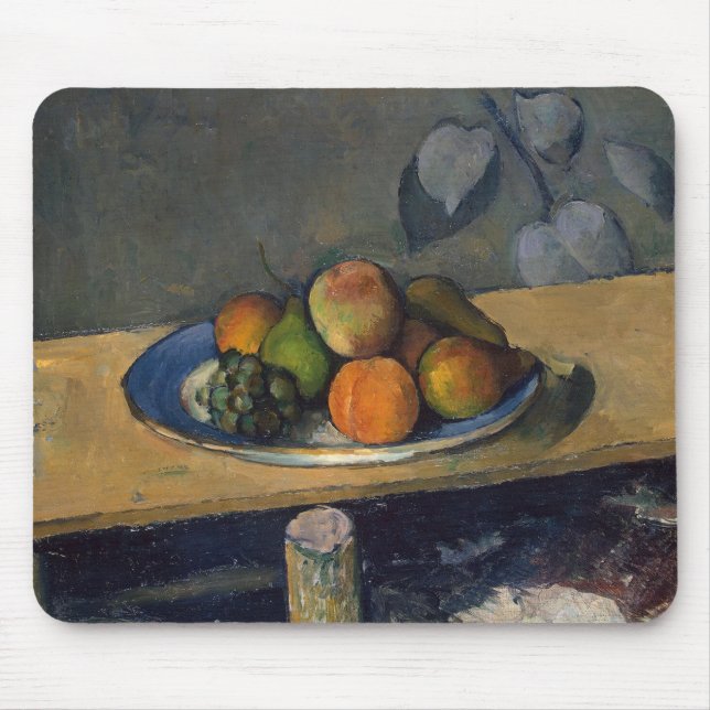 Äpfel Pauls Cezanne |, Birnen und Trauben, c.1879 Mousepad (Vorne)