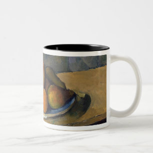 Äpfel Pauls Cezanne  , Birnen und Trauben, c.1879 Zweifarbige Tasse