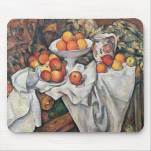 Äpfel Pauls Cezanne   und Orangen, 1895-1900 Mousepad