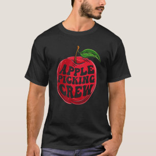 Apfel Pflück Crew Kinder Männer Frauen Herbst Apf T-Shirt