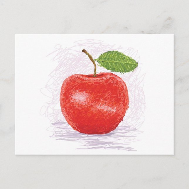 apfel postkarte (Vorderseite)