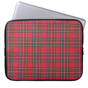 Apfel Rot Kariert Laptopschutzhülle