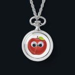 Apfel, rote Früchte mit google Augen - Personalisi Armbanduhr<br><div class="desc">Das Design, das Sie beschreiben, erscheint charmant und spielerisch. Ein roter Cartoon Apfel mit großen googly Augen verleiht dem Objekt eine lebhafte und animierte Persönlichkeit. Die rote Farbe des Apfels könnte auf seine Frische und Lebendigkeit hindeuten, während das Lächeln und die großen Blicke dem Design eine freundliche und unterhaltsame Touch...</div>