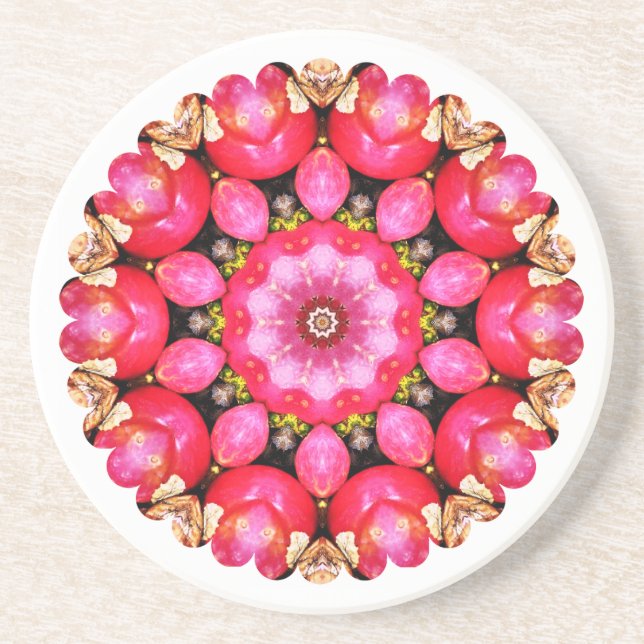 ÄPFEL SANDSTEIN UNTERSETZER (Vorne)