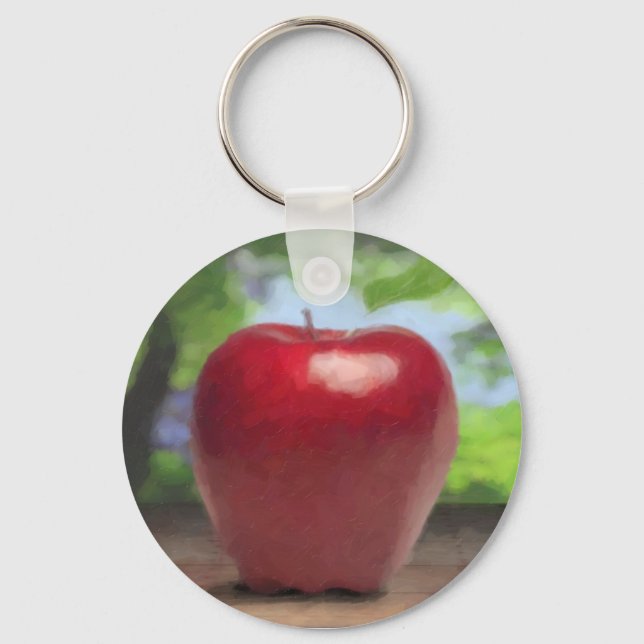 Apfel Schlüsselanhänger (Vorderseite)