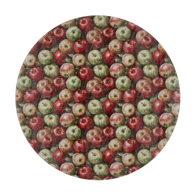 Äpfel Schneidebrett (Vorderseite)