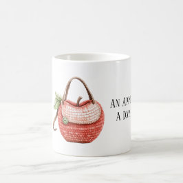Apfel-Tasche pro Tag Kaffeetasse