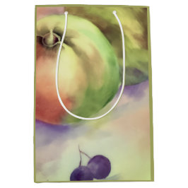 Äpfel Trauben Geschenkpackung - Fruchternte Mittlere Geschenktüte