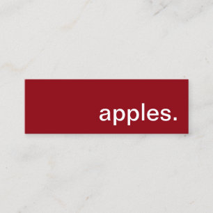 Äpfel. Treuhandkarte Treuekarte