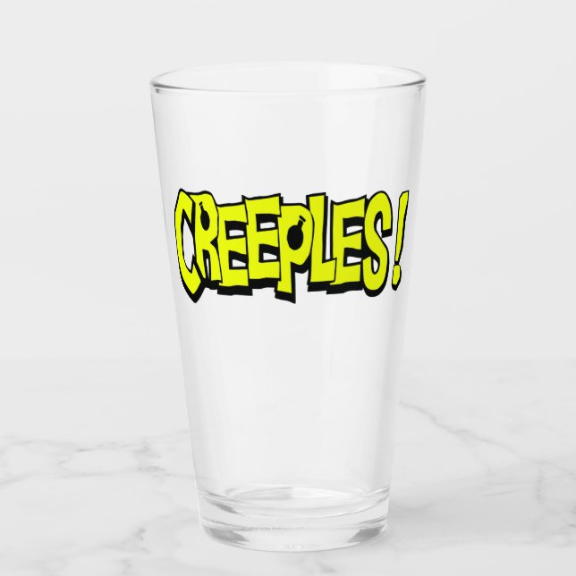 Äpfel trinken Glas (Vorderseite)