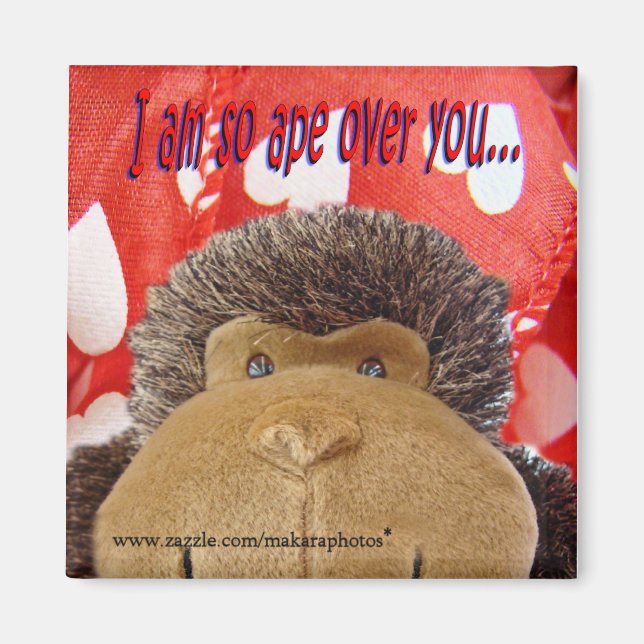 Apfel über dem Magneten Magnet (Vorne)