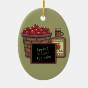 Äpfel und Cider Kitchen Ornament