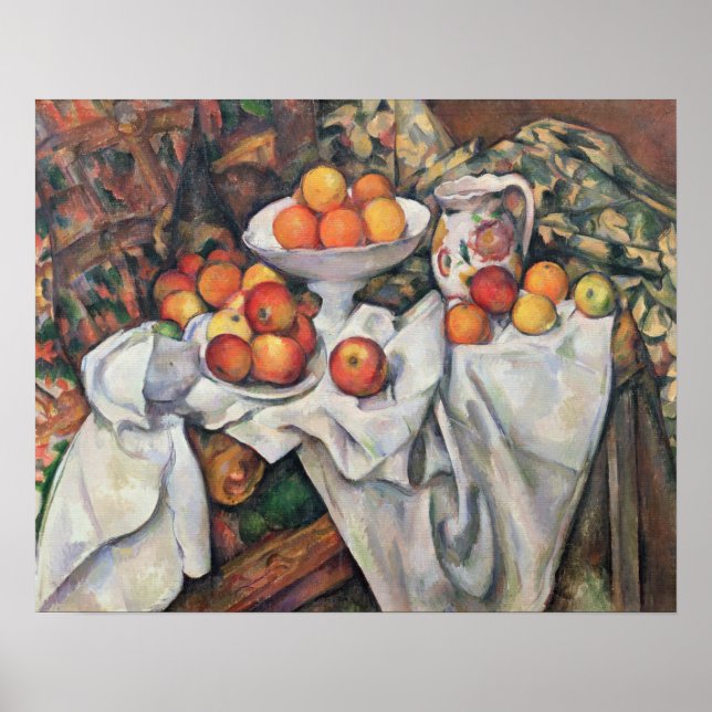 Äpfel und Orangen, 1895-1900 Poster (Vorne)