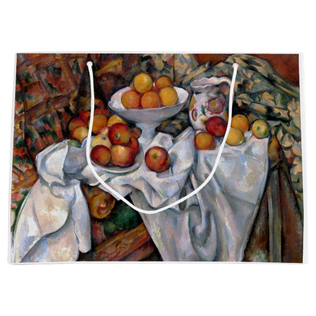 Äpfel und Orangen, Paul Cezanne, 1895-1900 Große Geschenktüte (Vorderseite)