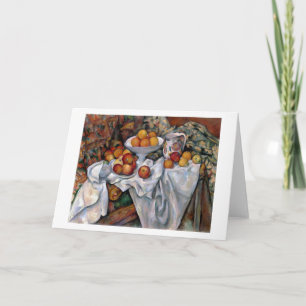 Äpfel und Orangen, Paul Cezanne, 1895-1900 Karte