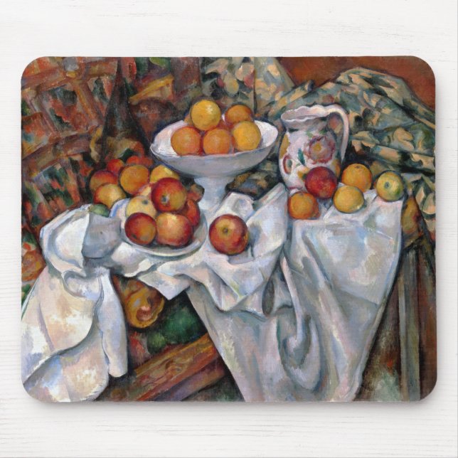 Äpfel und Orangen, Paul Cezanne, 1895-1900 Mousepad (Vorne)