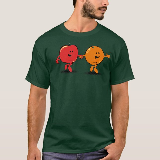 Äpfel und Orangen T-Shirt (Vorderseite)