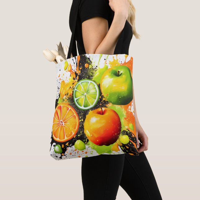 Apfel- und Zitrusbrand (Von Nahem)