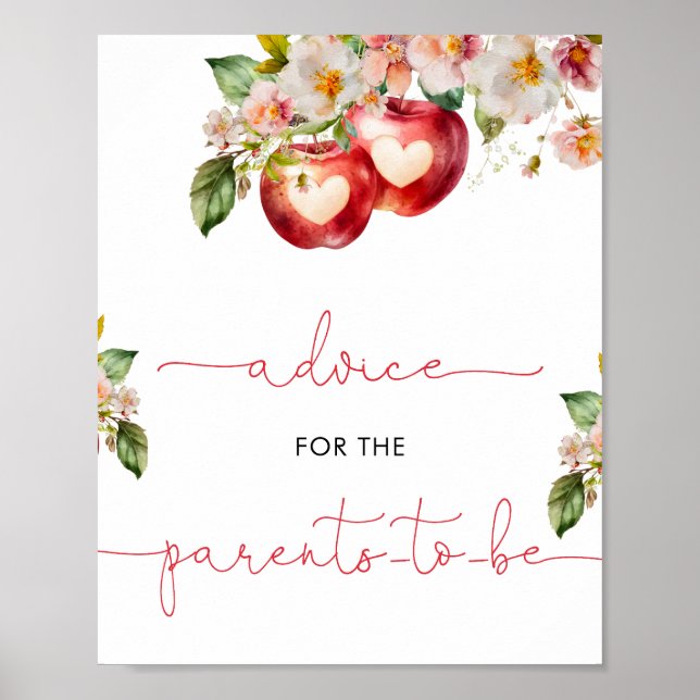 Apfel unser Augenratgeber Poster (Vorne)