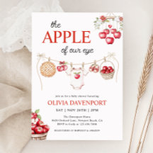 Apfel unserer Augapfel-Harvest-Fall-Baby-Dusche