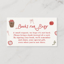Apfel Unserer Auge Baby Shower Bücher für Baby