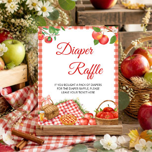 Apfel Unserer Augen Fall-Baby-Party Windel-Raffl Poster