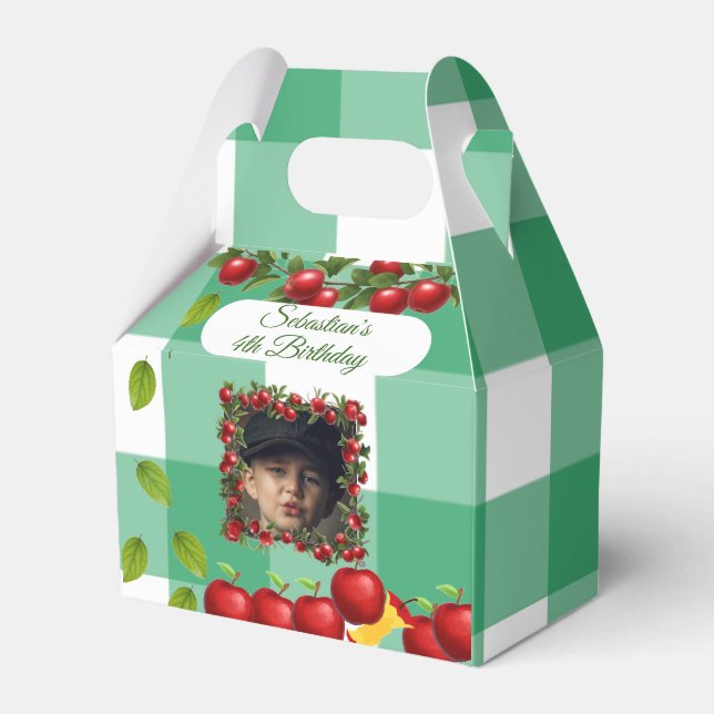 Apfel unserer Augen Foto Gefälligkeitsboxen Geschenkschachtel (Vorderseite)