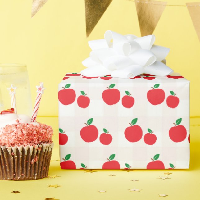 Apfel Unserer Augen Mädchen Geburtstag Geschenkpapier (Geburtstagsparty)
