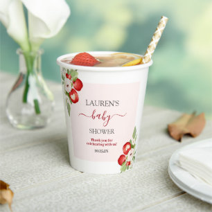 Apfel unserer Augenbabydusche Pappbecher