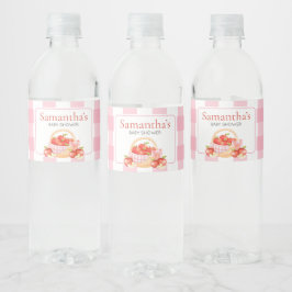 Apfel unserer Augenbabydusche Wasserflaschenetikett