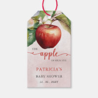 Apfel unserer Babydusche "Eye Fall Girl"