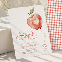 Apfel Unseres Auges Baby Shower Einladung