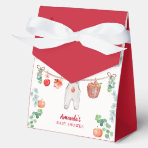 Apfel Unseres Auges Garten-Wäscheleine Baby Shower Geschenkschachtel