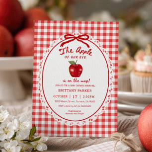 Apfel Unseres Auges Herbst-Apfel-Baby-Party Einladung
