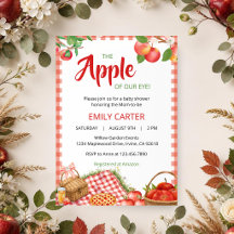 Apfel Unseres Auges Herbst-Baby-Shower-Einladung