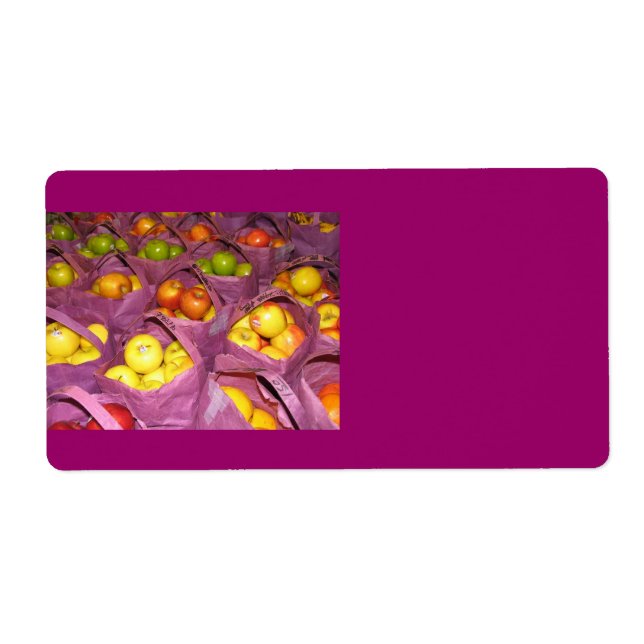 Äpfel-Versandmarke (Vorne)